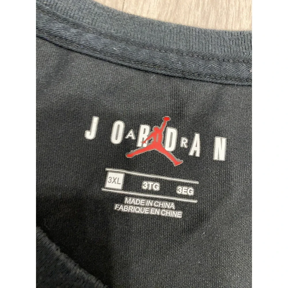 Air Jordan Slam Dunk Nike Michael Retro Graphic‎ Black Crew Neck T shirt Tee 3XL